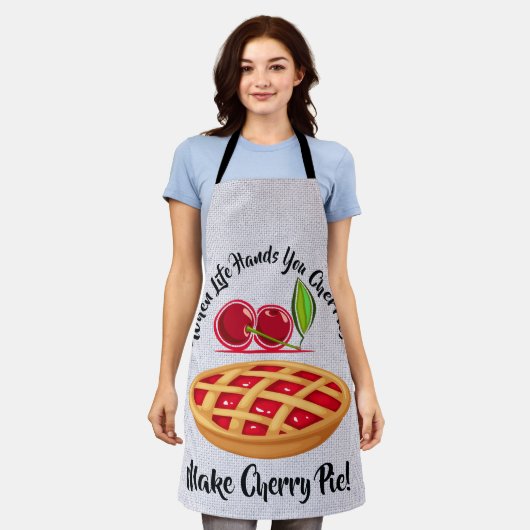 All-over Print Apron Schort (Gedragen)