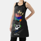 All-over Print Apron Schort (Insitu)