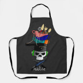 All-over Print Apron Schort (Voorkant)