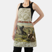 All-over Print Apron Schort (Insitu)