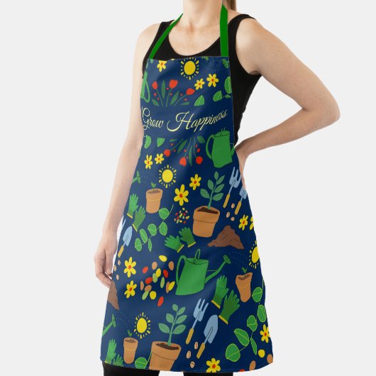 All-over Print Apron Schort (Insitu)