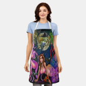 All-over Print Apron Schort (Gedragen)