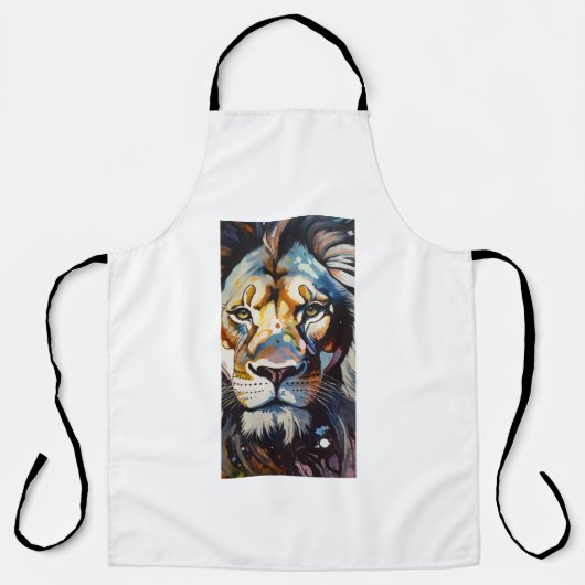 All-over Print Apron Schort (Voorkant)