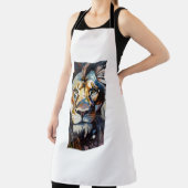 All-over Print Apron Schort (Insitu)