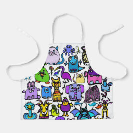 All-over Print Apron Schort