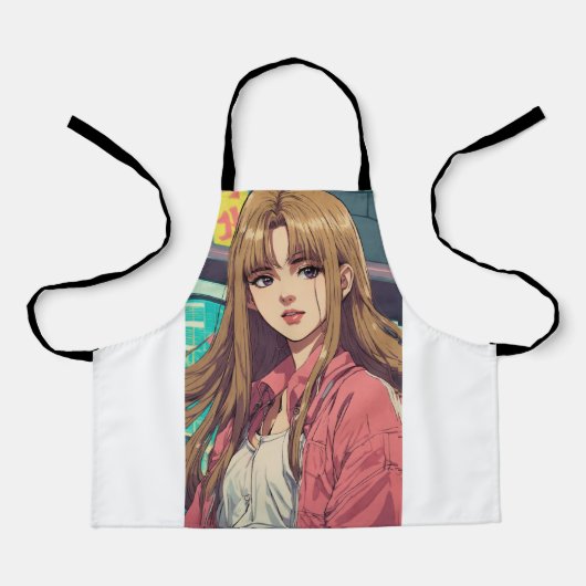 All-over Print Apron Schort (Voorkant)