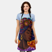 All-over Print Apron Schort (Gedragen)