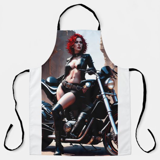 All-over Print Apron Schort (Voorkant)