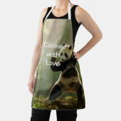 All-over Print Apron Schort (Insitu)