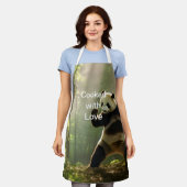 All-over Print Apron Schort (Gedragen)