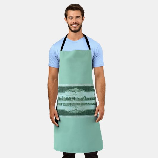 All-Over Print Apron Schort (Gedragen)