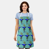 All-over Print Apron Schort (Gedragen)