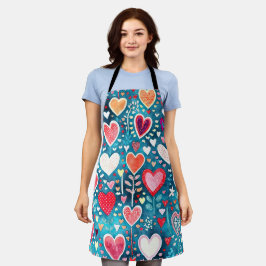 All-over Print Apron Schort