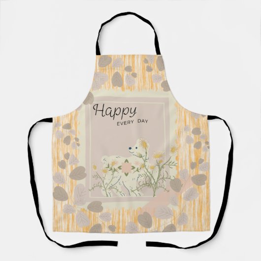 All-over Print Apron Schort (Voorkant)