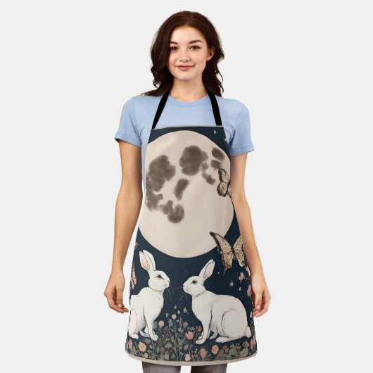 All-over Print Apron Schort (Gedragen)