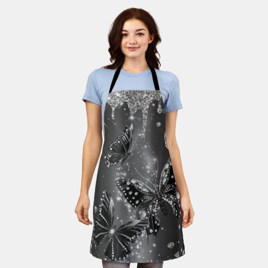 All-over Print Apron Schort (Gedragen)