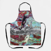 All‑Over Print Apron – Strata Pulse Schort (Voorkant)