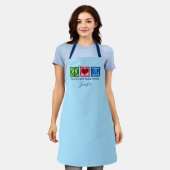 All-over Print Apron van Speech Language Pathology Schort (Gedragen)