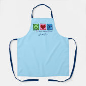 All-over Print Apron van Speech Language Pathology Schort (Voorkant)