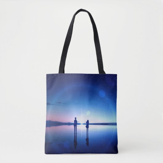 All-Over-Print Canvas tas, gemiddeld Draagtas (Voorkant)