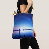 All-Over-Print Canvas tas, gemiddeld Draagtas (Dichtbij)