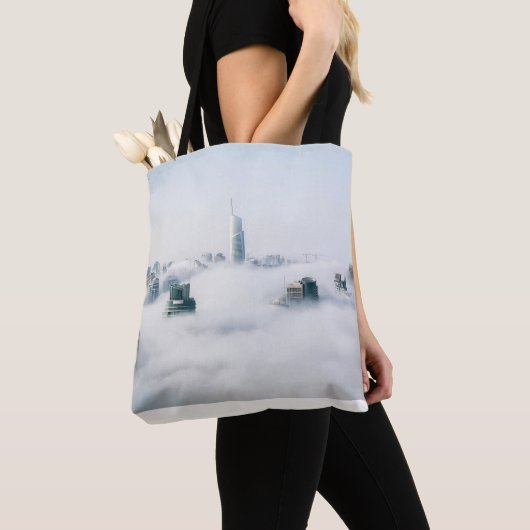All-Over-Print Canvas tas, gemiddeld Draagtas (Dichtbij)