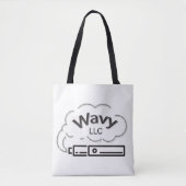 All-Over-Print Canvas tas, gemiddeld Draagtas (Voorkant)