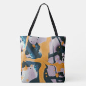 All-Over-Print Canvas tas, groot Draagtas (Achterkant)