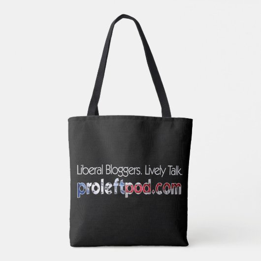 All-Over-Print Canvas tas - links, gedefinieerd... (Achterkant)