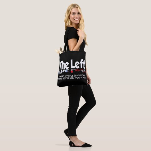 All-Over-Print Canvas tas - links, gedefinieerd... (Op model)