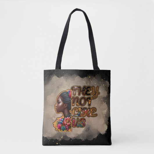 All-over-print Canvas tas, medium - ze houden niet Draagtas (Voorkant)
