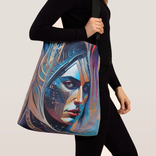 All-Over-Print Cross Body Bag, Groot Crossbody Tas (Dichtbij)