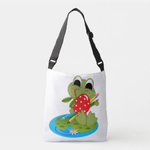 All-Over-Print Cross Body Bag, medium Crossbody Tas