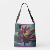 All-Over-Print Cross Body Bag met aankleuring Crossbody Tas (Achterkant)