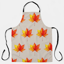 All-Over Print herfst Schort