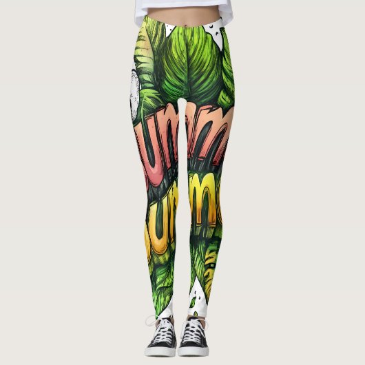All-Over Print Leggings (Devant)