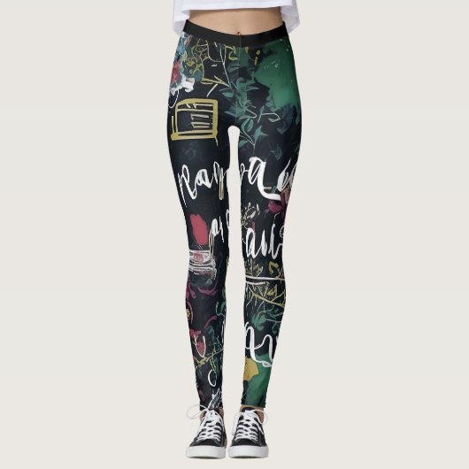 All-Over-Print Leggings (Voorkant)