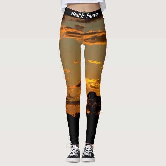 All-Over-Print Leggings (Voorkant)