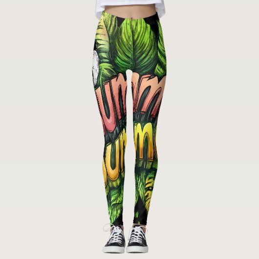 All-Over Print Leggings (Devant)