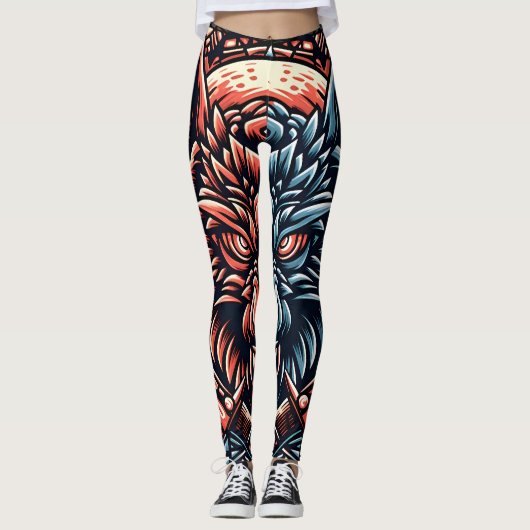 All-Over-Print Leggings (Voorkant)