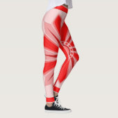 All-Over-Print Leggings met rode kunst (Rechts)