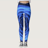 All-over-print Leggings voor abstracte cirkels (Voorkant)