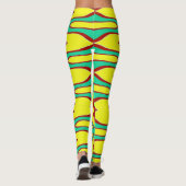 All-Over-Print meerkleur "Ratti_Creative_Arts" Leggings (Achterkant)