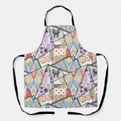 All-over Print Schort Abstracte patchwork-quilting (Voorkant)