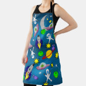All Over Print Schort Astronaut Buitenaardse Wezen (Insitu)