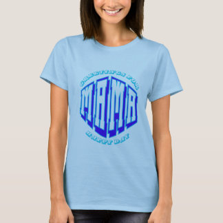All-Over Print Schort Groeten voor Happy Mama T-shirt