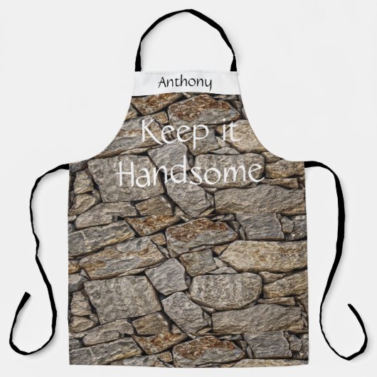 All Over Print Schort Houd het Handsome Rock (Voorkant)