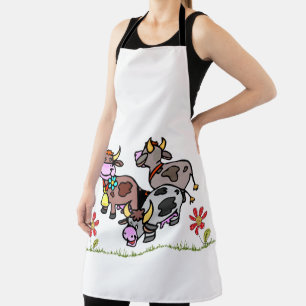 All Over Print Schort Koe Moe Bloem