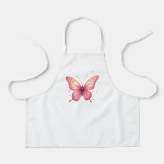 All-Over Print Schort met Roze Vlinder