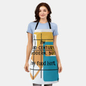 All-over Print Schort Rasterrechthoeken (Gedragen)